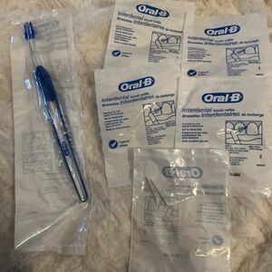 Oral-B Blue Interdental Brush with Refills